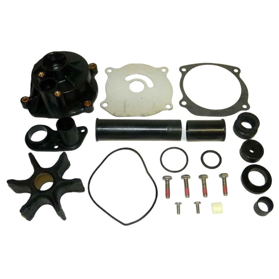 Water Pump Kit With Housing Compatible with 2006-2010 Johnson Evinrude 6 Cyl 3.854 E-TEC 3.3L 250 HP 3.4L 300 HP Outboard 5001595 0435929 256A9 250HP 300HP 1994 2008 LOOPER DEGREE 1995