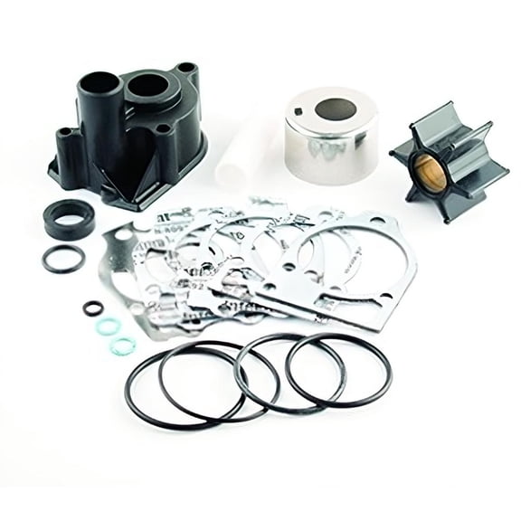 Water Pump Kit with Housing Compatible with Mercury 135 150 200 225 HP V6 2.0L 2.5L EFI Outboard 42579A4 46-96148A8 157A6 225HP 96148Q8 96148T8 96148A5 73802A3 73804A3 60367A1 2491586