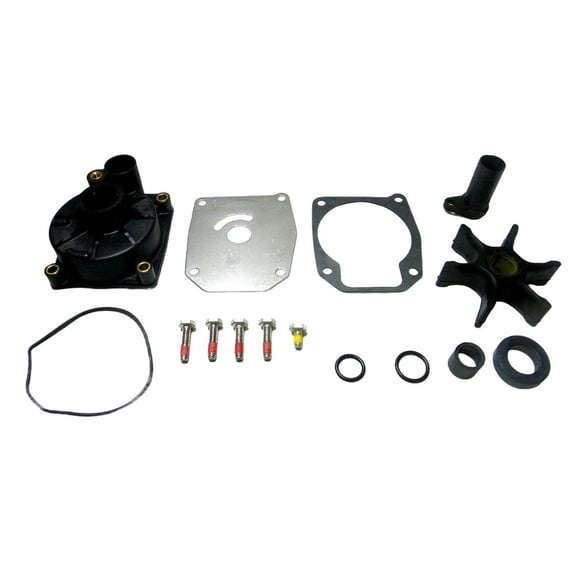 OEM Grade Water Pump Kit Compatible with 1977 Johnson Evinrude 3 Cyl 3.000 Bore Looper 70 HP 75 HP 2-Stroke Large Gearcase Woodruff Key OMC 0388351 70HP 75HP LOOPCHARGED STYLE