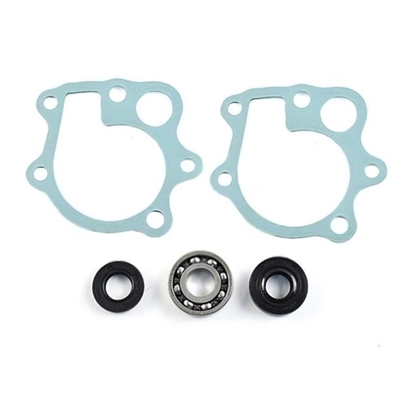 Water Pump Compatible with 2002-2007 Honda CR250R 249cc Liquid-Cooled 2-Stroke Motocross Dirt Bike Rebuild Bearing Seal Gasket Impeller Kit Verify Seals Gaskets Engine