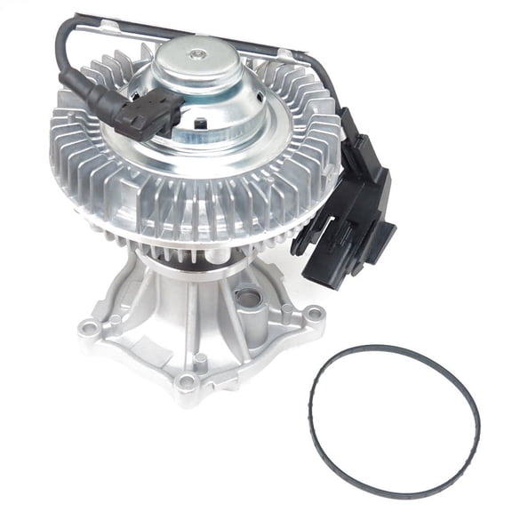 New Water Pump With Fan Clutch For Ford F-250 F-350 Super Duty 6.4L 2008-2010