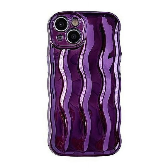 New Water Ripple Pattern Curly Wave Frame Soft Compatible with iPhone Case