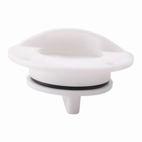 New Water Valve Deck Drain Scupper Drain Valve Outlet for Marine Boat Raft Yacht,1* Drain valve,White