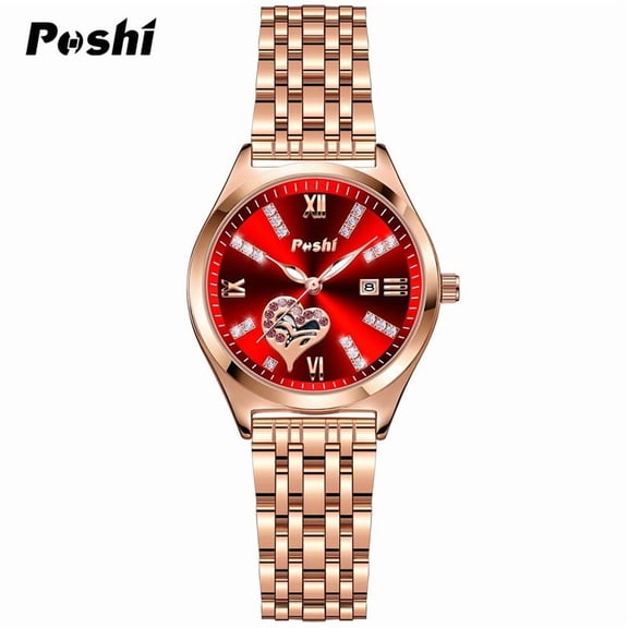 New Waterproof Calendar Luminous Women's Watch Student Korean Trend Fashion Luxury Quartz Watch Women's Wristwatch