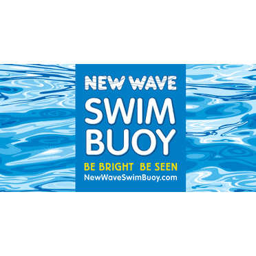 New Wave Beach Swim Towel (Blue)