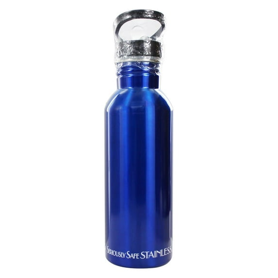 New Wave Enviro Products - Stainless Steel Water Bottle With Flip N' Sip Cap Blue - 20 oz.