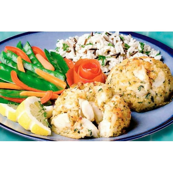 New Wave Kaptains Ketch Handmade Extra Fancy Crab Cake, 3 Ounce - 15 per case.