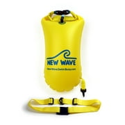 New Wave Open Water Swim Buoy - Medium (15 Liter) - PVC Yellow (Open Water Swim Buoy)