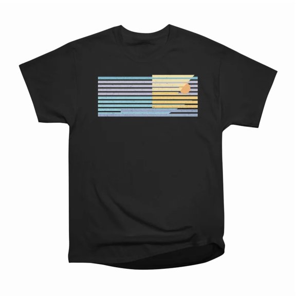 New Wave Sunset T-Shirt Tee Gift For Him Merch For Her Apparel For Friend