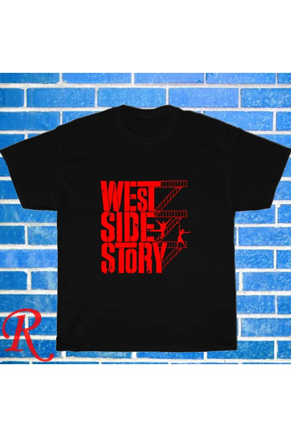 New West Side Story Broadway Black/Grey/Navy/White Size S-5XL Unisex T-Shirt
