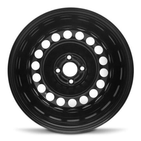 New Wheel For 2005-2010 Chevrolet Cobalt 15 Inch Black Steel Rim