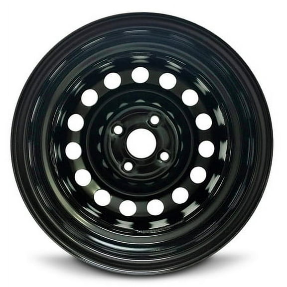 New Wheel For 2006-2011 Kia Rio 14 Inch Black Steel Rim