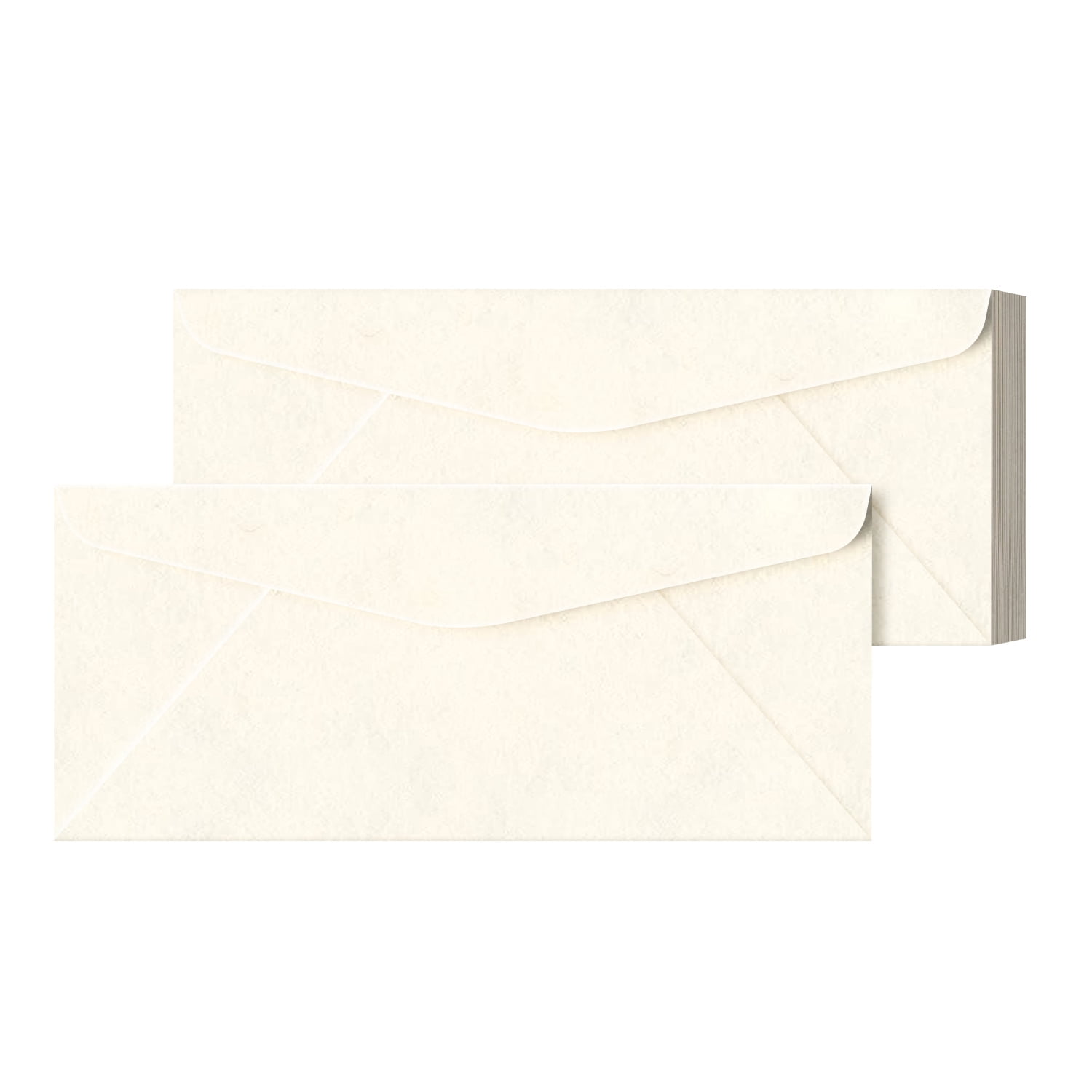 New White #10 Parchment Business Envelopes – Perfect for Invitations, Greetings, Holiday, Office, Invoices, Letters, Mailings | 4 1/8 x 9 1/2 Inches | 100 Per Pack