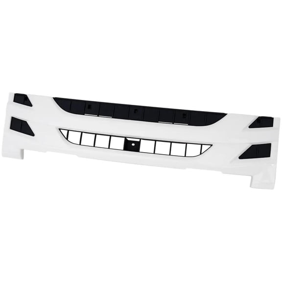 New White Grille Assembly Compatible With Isuzu NPR Base 8 Cyl 6.0L NQR Base 4 Cyl 5.2L NPR-HD Base 8 Cyl 6.0L NPR-HD Base 4 Cyl 5.2L NPR Base 4 Cyl 3.0L 2015-2019 By 8982410711