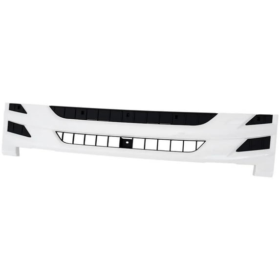 New White Grille Assembly Compatible With Isuzu Npr-Hd Base 4 Cyl 5.2L Npr-Hd Base 8 Cyl 6.0L 8 6.6L 4 3.0L 8 6.0L 2017-2022 By 8982442091 RI07010019-HD