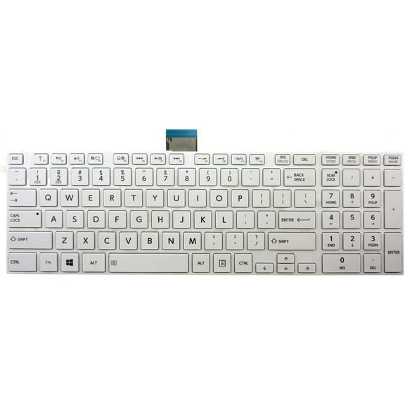 New White Laptop US Keyboard Replacement for Toshiba Satellite S855-S5378 S855 S855D S855D-S5120 S855-S5381 S855-S5369 S950 S955 S970 S975 S950D S955D 9Z.N7USC.101 6037B0077402