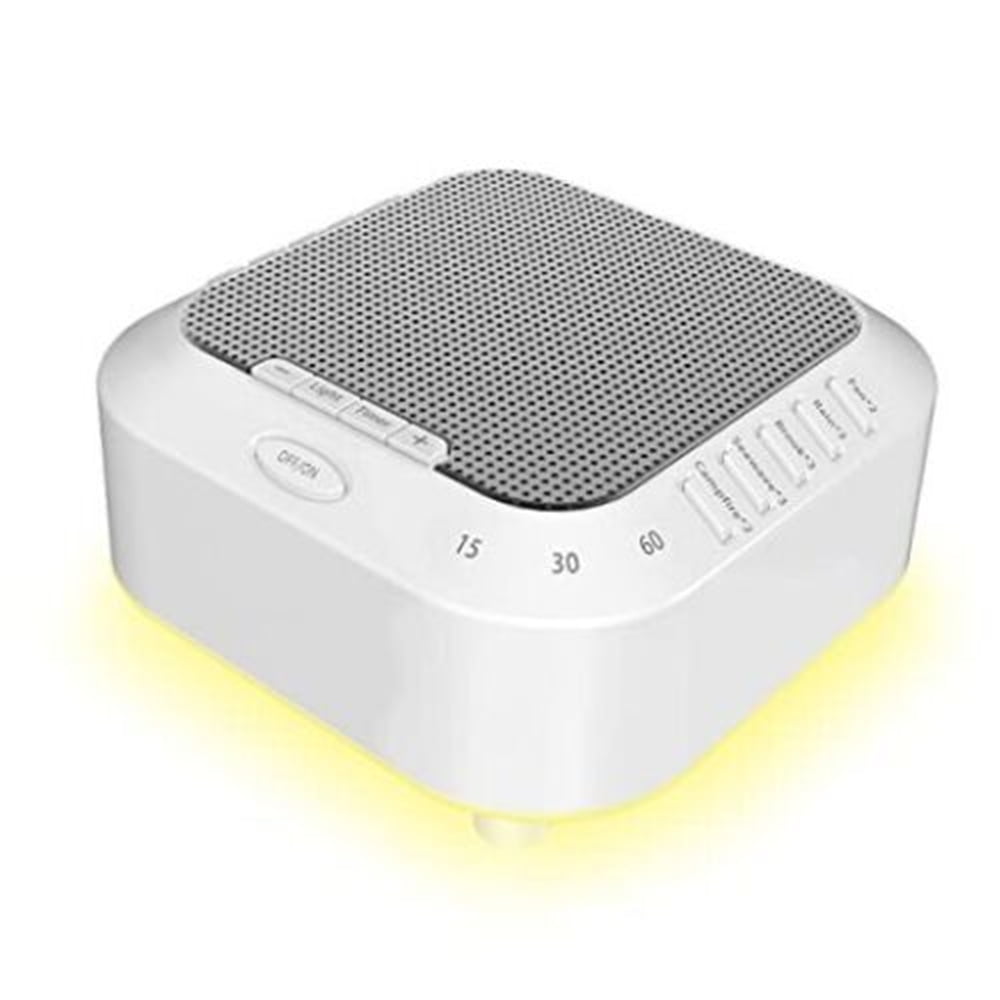 New White Noise Maker Sound Machine NightLight Sleep Easy Sound Therapy Relax Baby Adult