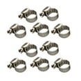 thumbnail image 1 of New Wholesale Lot 10pcs 1/2"-3/4" Adjustable Stainless Steel Metal Drive Hose Clamps Fuel Line Worm Clip, 1 of 4