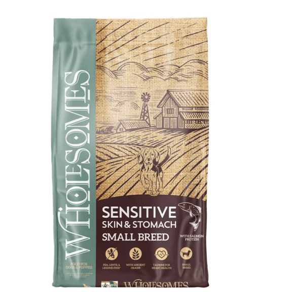 New!Wholesomes Sensitive Skin & Stomach Small Breed 12 lb. - Dry Food for Dogs