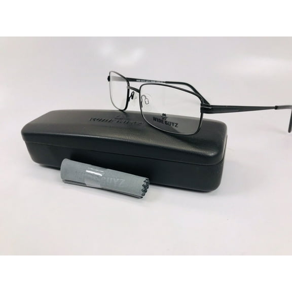 New Wide Guyz Black LEFTY Eyeglasses 61mm for The Stylish Large Man