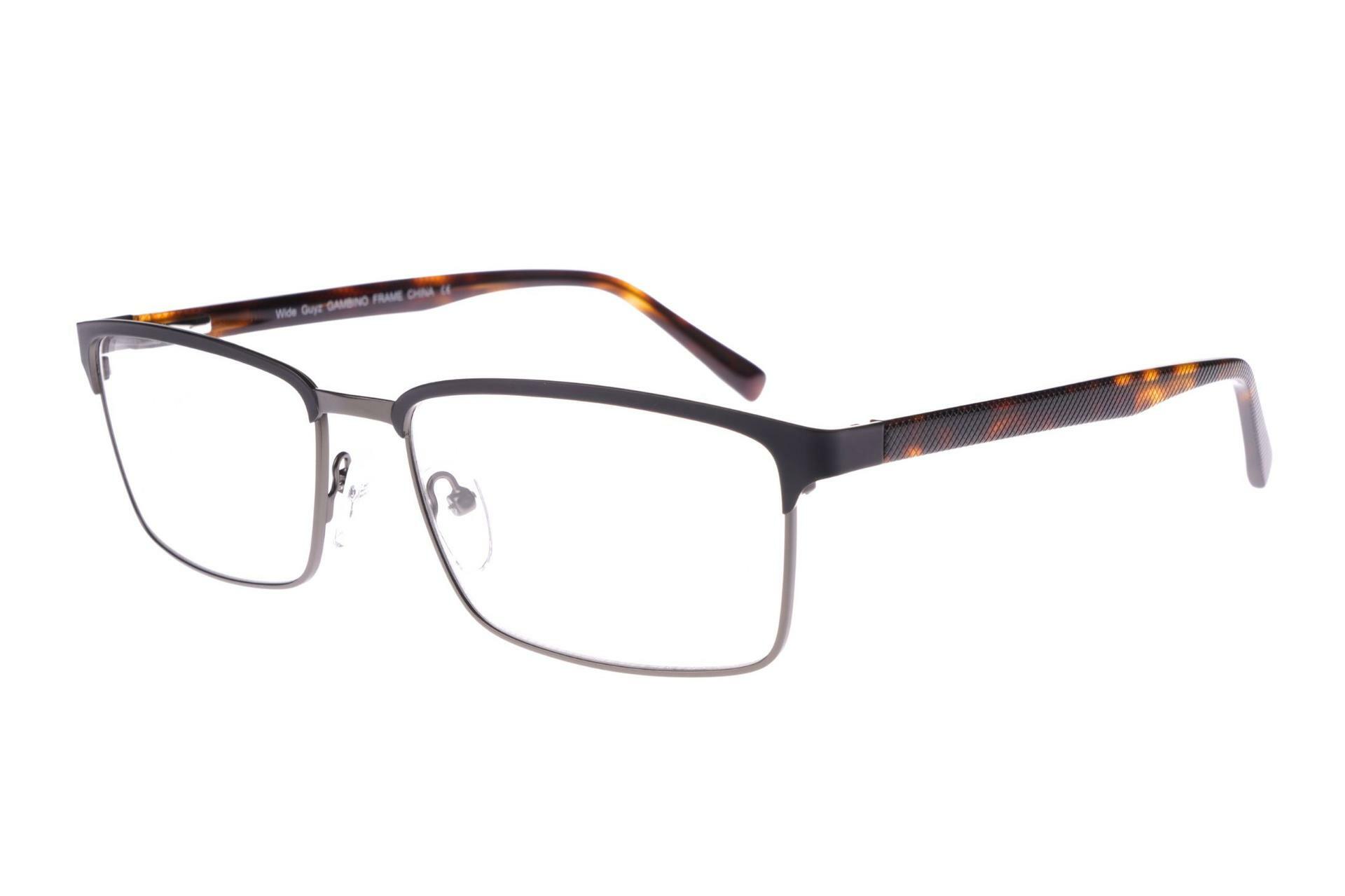 NEW WIDE GUYZ Black ROCKY Eyeglasses 59/16/150 for The Stylish Large Man New WIDE GUYZ Matte Black WILLY Eyeglasses 58/17/150 for  main image 3