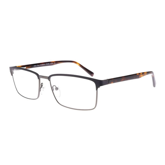 New Wide Guyz Black & Pewter GAMBINO Eyeglasses 60/18/150