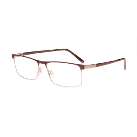 New Wide Guyz Brown PAULIE Eyeglasses 60mm for The Stylish Large Man
