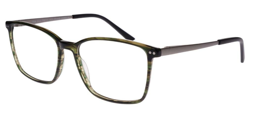 New Wide Guyz Crystal Olive Green PRETTY BOY Eyeglasses 57  display picture 2