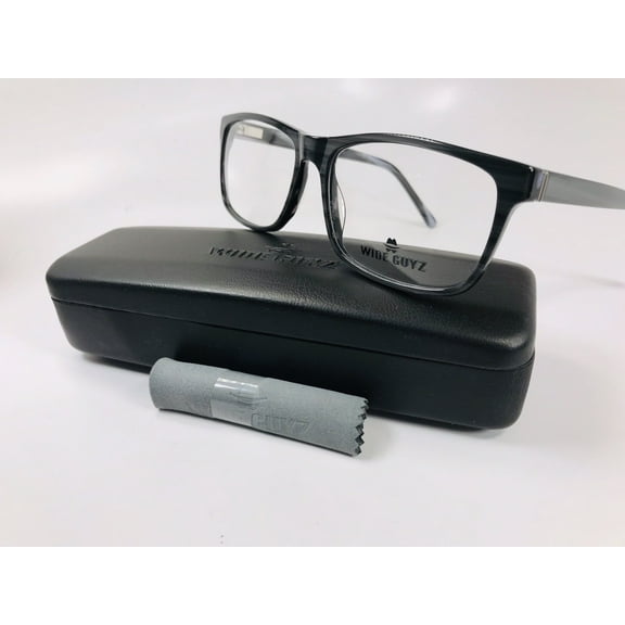 New Wide Guyz Grey Marble MAD DOG Eyeglass 63mm for The Stylish Large Man