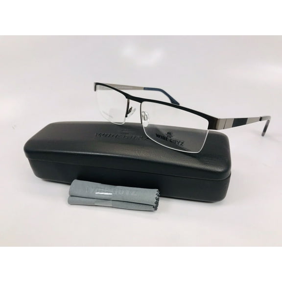 New Wide Guyz Matte Black VITO Eyeglasses 59mm for The Stylish Large Man