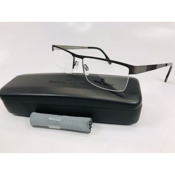 New Wide Guyz Matte Brown VITO Eyeglasses 59mm for The Stylish Large Man