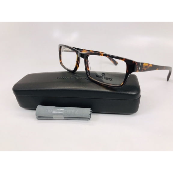 New Wide Guyz Tortoise MOOSE Eyeglasses 60mm for The Stylish Large Man