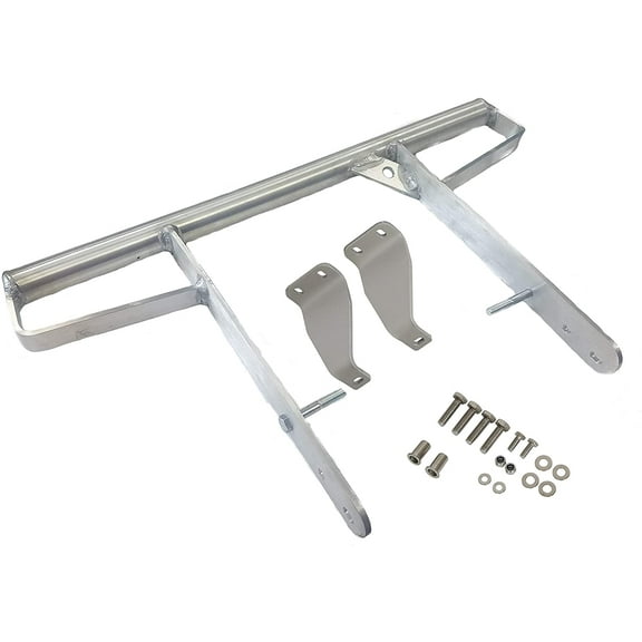 New Wide Rear Grab Bar Bumper Fits 2006 2007 2008 2009 2010 2011 2012 2013 2014 2015 2016 2017 2018 Yamaha Raptor 700r Bare Aluminum