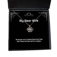 thumbnail image 1 of New Wife Gifts, All Women Are Created Equal but Only the Finest Are Married to a, Wife Crown Pendant Necklace From Husband, , Funny crown pendant necklace gift, Funny crown pendant necklace, Funny, 1 of 5