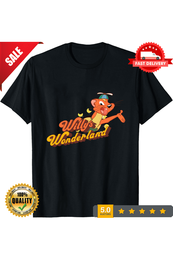New Willys Wonderland Movie Logo BlackGreyNavyWhite Size S-5XL Unisex T-Shirt, NEW INSTOCK-TH78061