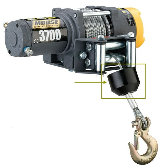 New Winch/Snow Plow Cable Stop Rubber Bumper ATV UTV, 7662, 1918