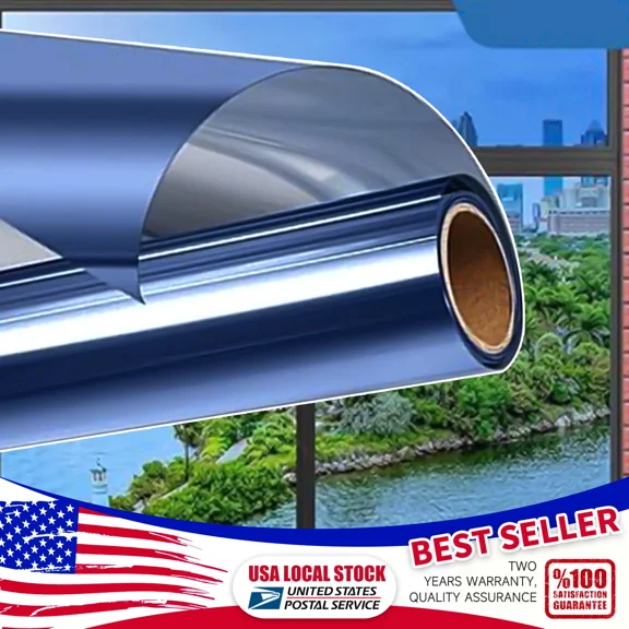 New Window Film 20% Vlt 6.6Ft X 20"In Tint Roll - Blue - New Home Office Glass