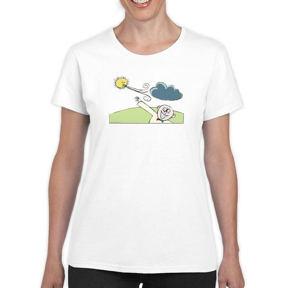 New Winds Blow T-Shirt Women -Wilfred Hildonen Designs, Female Medium