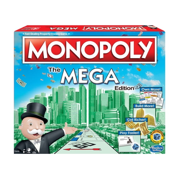 New - Winning Moves Monopoly The Mega Edition - Ages 8+ | 2-8 players