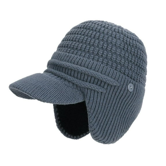 New Winter Mens Knitted Hat For Outdoor Cold Protection