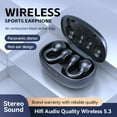 thumbnail image 1 of New Wireless Bluetooth Earbuds Clip-on Bone-conduction HIFI High Sound Quality Bluetooth Headphones Noise-cancelling Running Headphones Save to 65% off!, 1 of 9