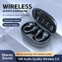 New Wireless Bluetooth Earbuds Clip-on Bone-conduction HIFI High Sound Quality Bluetooth Headphones Noise-cancelling Running Headphones Save to 65% off!