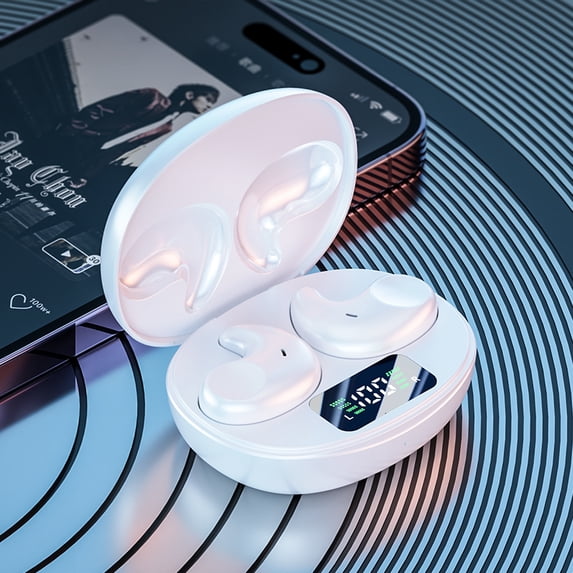 New Wireless Bluetooth Earbuds High Sound Quality Digital Display In-ear Mini Earphones for Side Sleeping Up to 65% off!