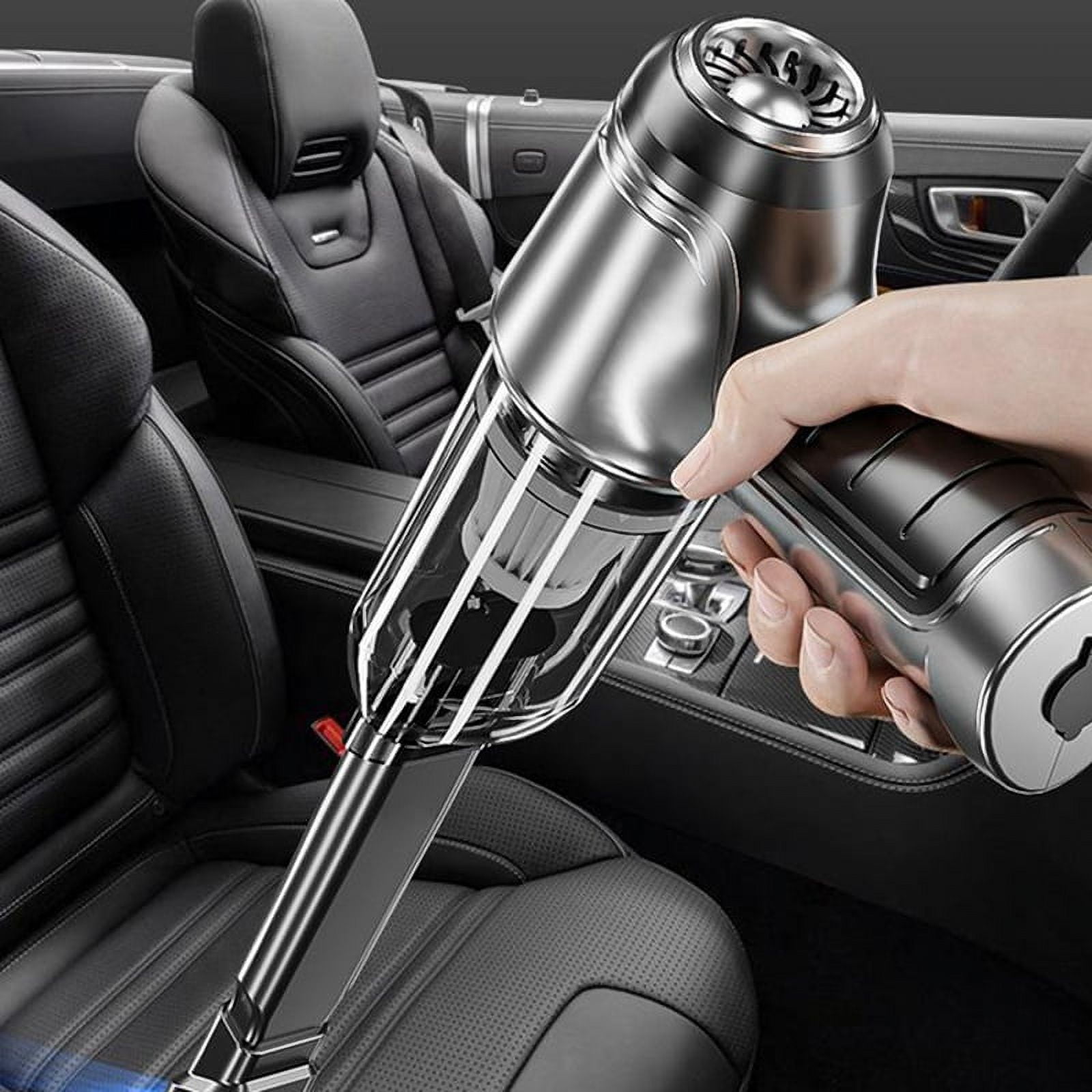 New Wireless Handheld Car Mini Vacuum Cleaner, Rechargeable High Power Cordless Vacuum Cleaner for Home(Green)