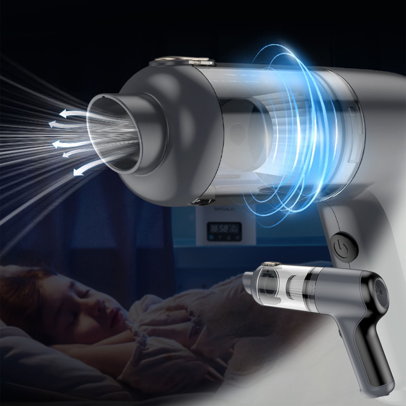 New Wireless Integrated Vacuum Cleaner with One Click Dumping Handheld