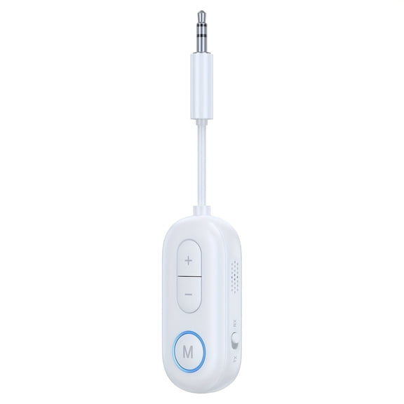 New Wireless Music Adapter | Car Wireless Music Receiver | Wireless Audio Transmitter | Low-Latency Wireless Transmitter for TV, Computer, Airplane, And Fitness | Home Speaker Audio Receiver for Cars