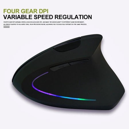 New Wireless Vertical Gaming Mouse Optical Ergonomic Mice 1600DPI Gamer Mouse