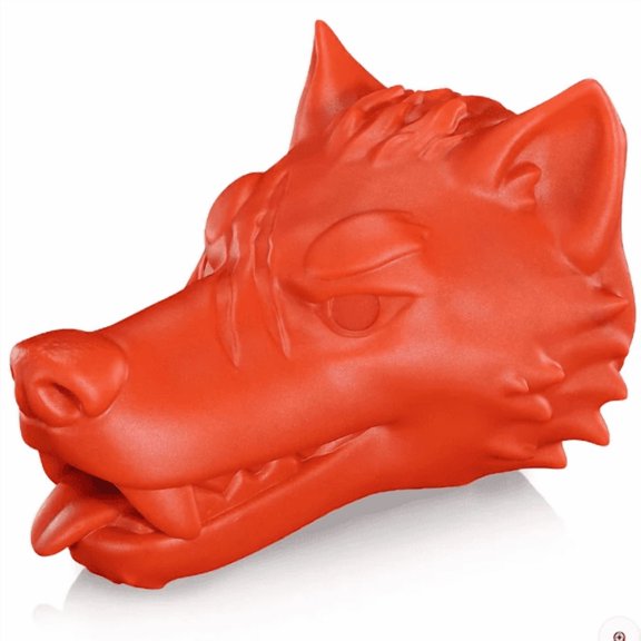 New Wolf Head Squishy Toy, Soft Squeeze Fidget Toy, Slow Rebound Stress Relief Sensory Toy, Cute Animal Shape Squishy