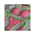 thumbnail image 1 of New Women Bikini Backless Rope Triangle Swimsuit Multicolor, 1 of 7