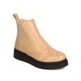 thumbnail image 1 of New Women C Label Toril-4 Leatherette Oxford Flatform Chelsea Bootie, 1 of 5